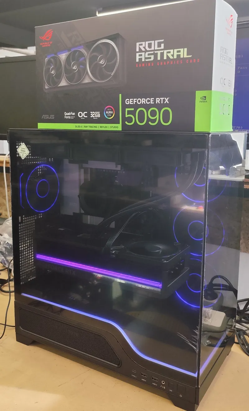 Colli Berici e Basso Vicentino: PC gaming con GeForce RTX 5090 assemblato nel laboratorio TXXO di Vicenza